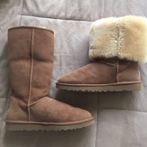 tall chestnut ugg boots